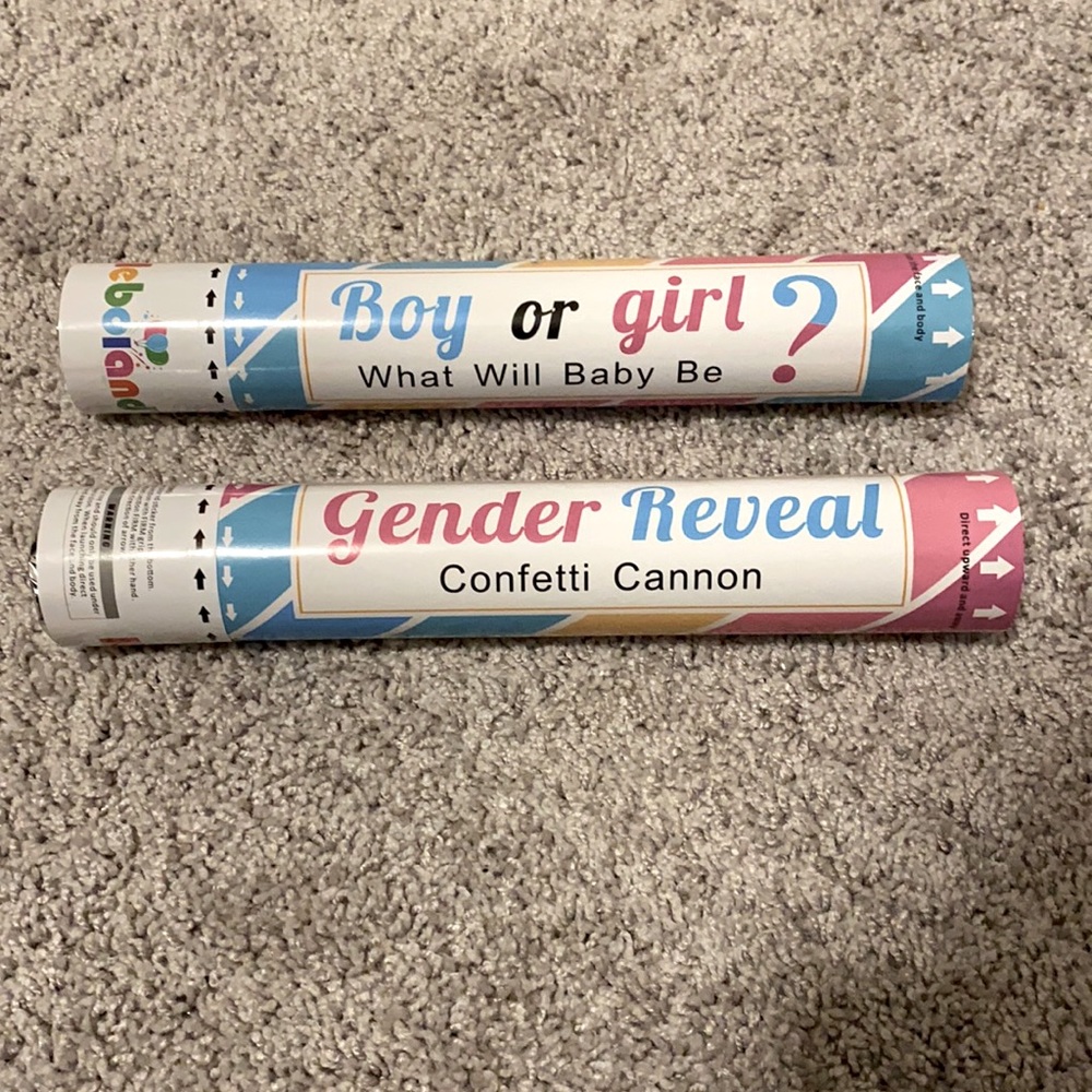 Gender Reveal Confetti Cannons